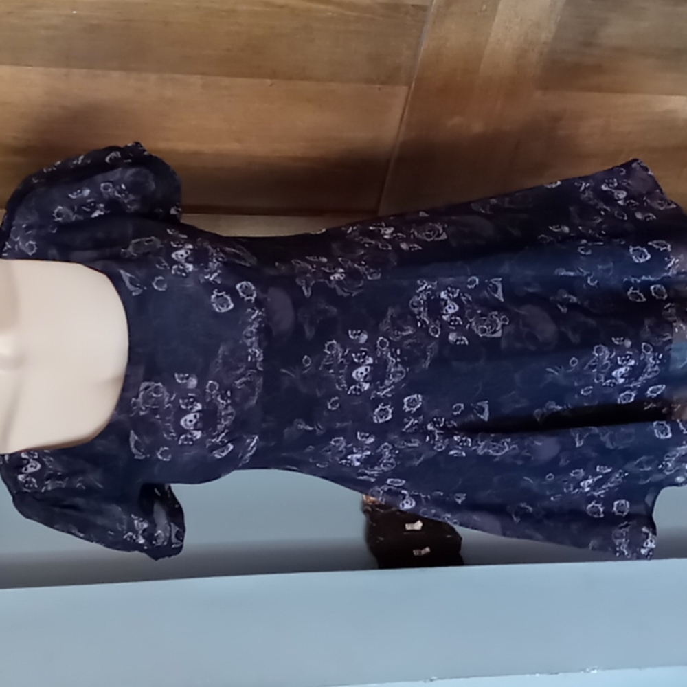 SPIN DOCTOR Spirit Skull Babydoll Dress